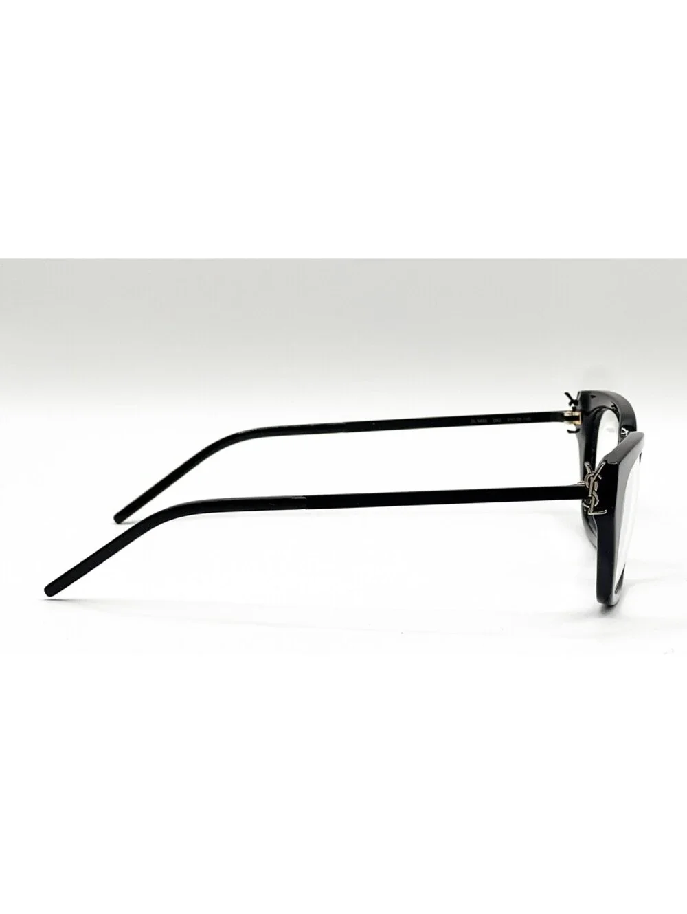 Saint Laurent SL M48 002 Black Cat Eye Authentic Eyeglass Frames 51-19-140